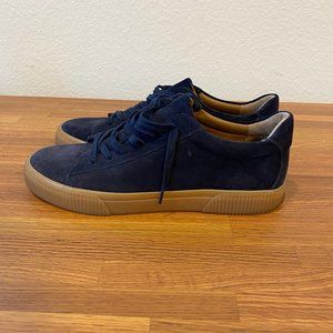 Vince Men's Navy Suede Sneaker: Sz 44 9.5/10